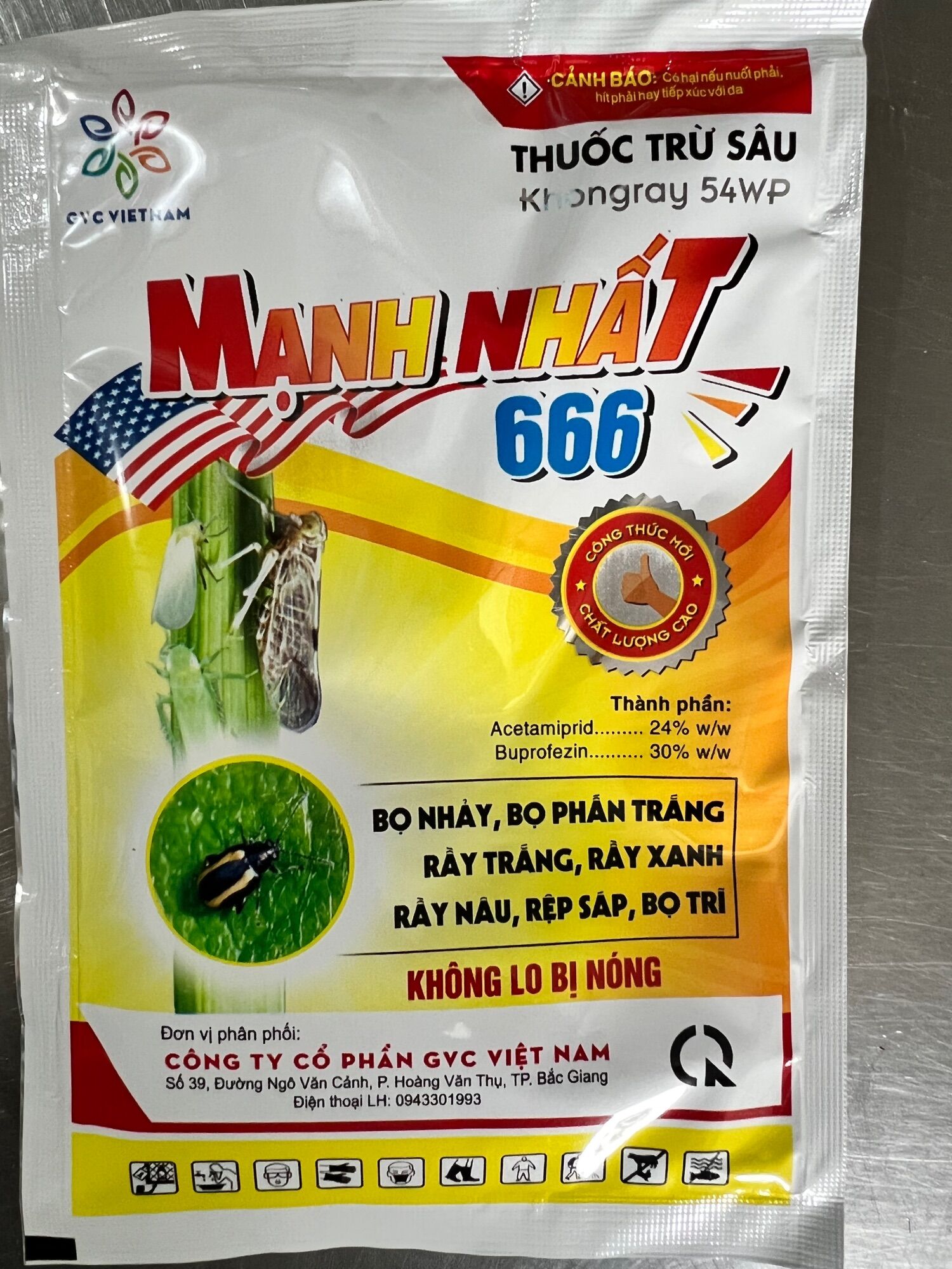 Thuốc trừ rệp rầy bọ trĩ bọ nhảy (gói25gr) khongray thợ săn rầy rệp