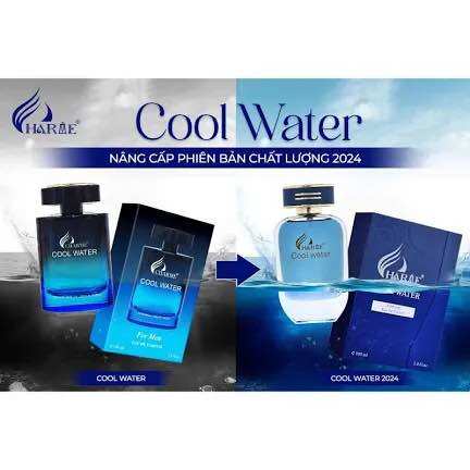 Nước hoa nam cool water 100ml + túi ( mới )