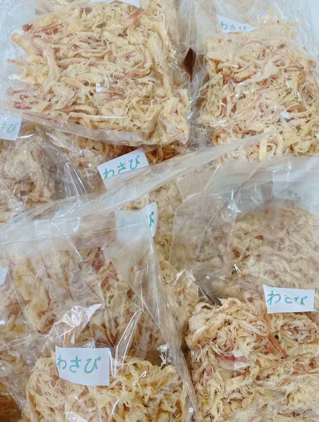 Khô mực wasabi