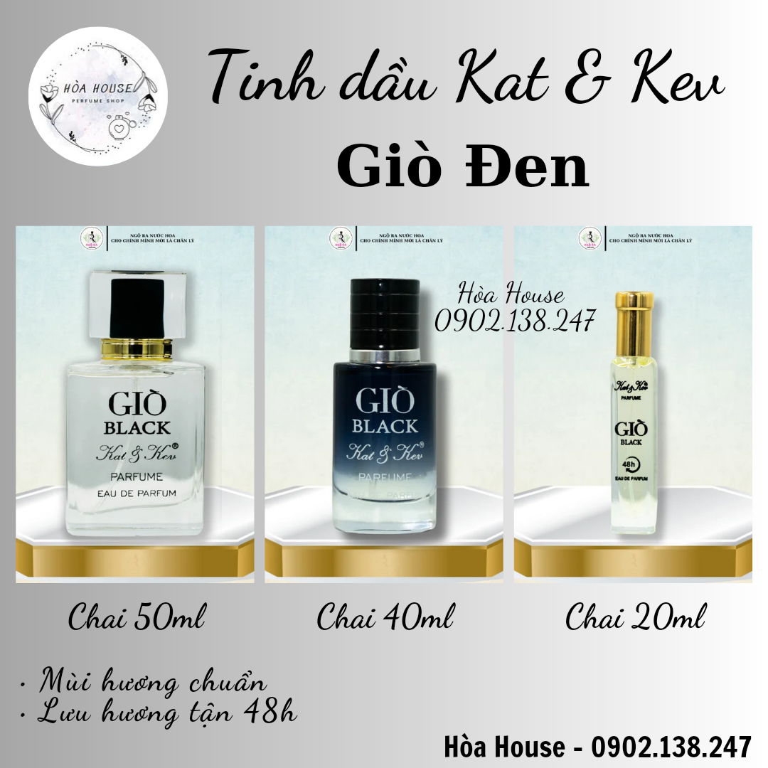 Nước hoa Kat & Kev - Giò Đen