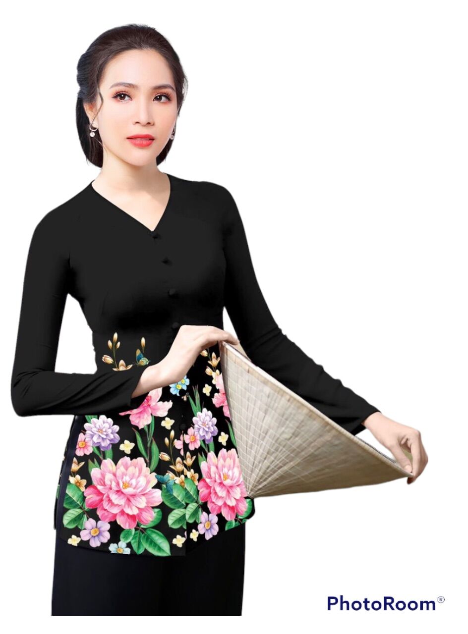 Bộ bà ba in 4D  (40-72kg) mặc vừa(bộ áo kèm quần)
