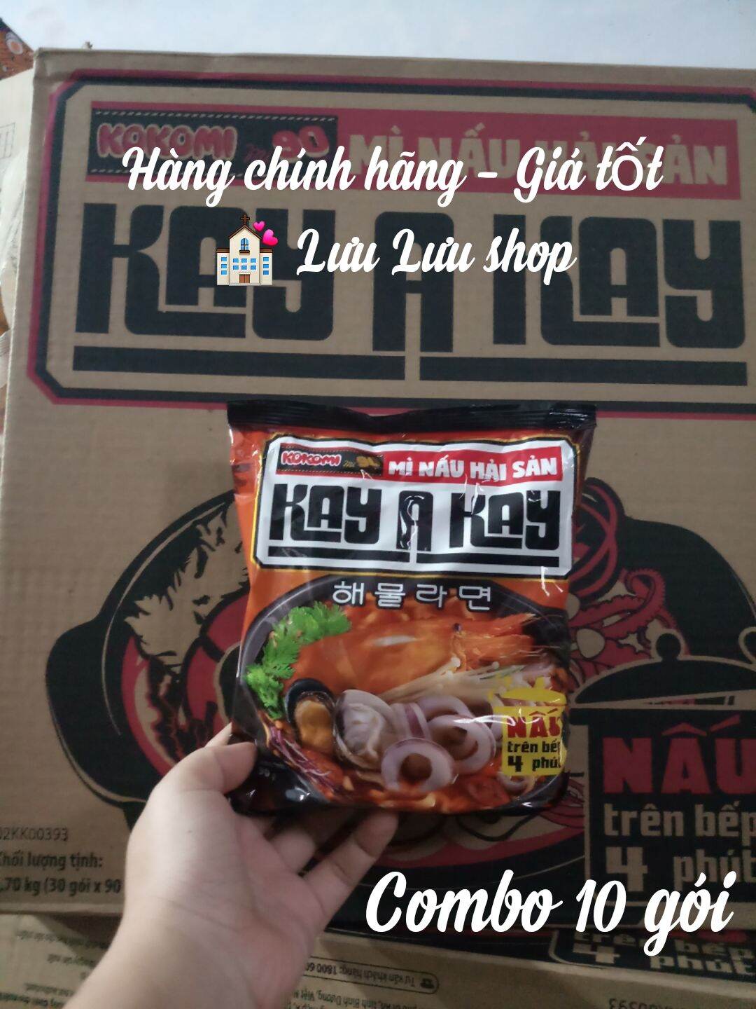 Combo 10 mì kay a kay gói 90 gr
