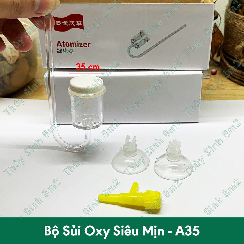 Cốc Sủi Oxy Acrylic Siêu Mịn Cho Hồ Cá, Tép 8m2
