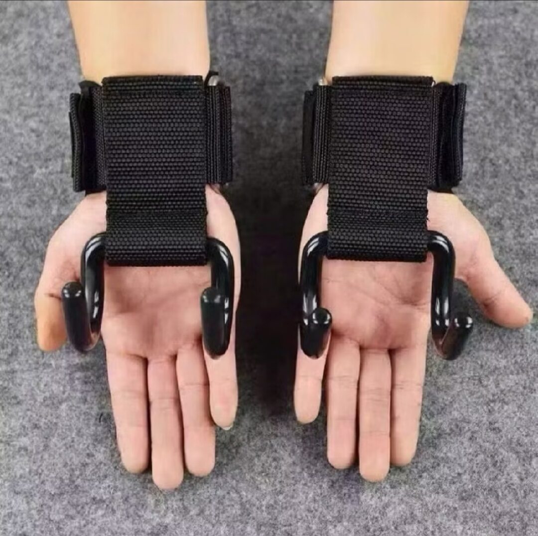 Móc treo xà đơn (2 chiếc) - Dây đeo tay chắc chắn - Thiết kế móc cong - Dễ sử dụng - Phù hợp cho tập thể dục