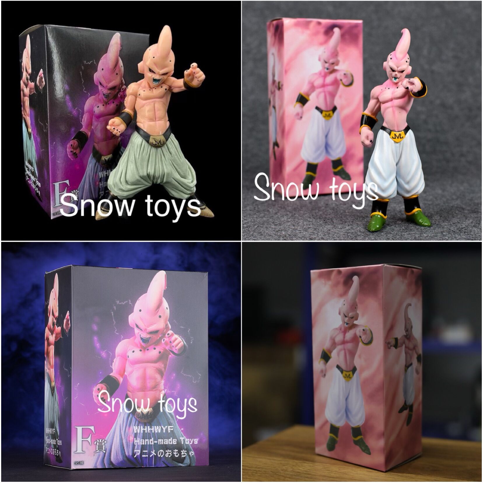 Mô hình dragon ball - mô hình majin buu majin buu - ma bu - ma bư - full box - cao 14cm và cao 17 cm