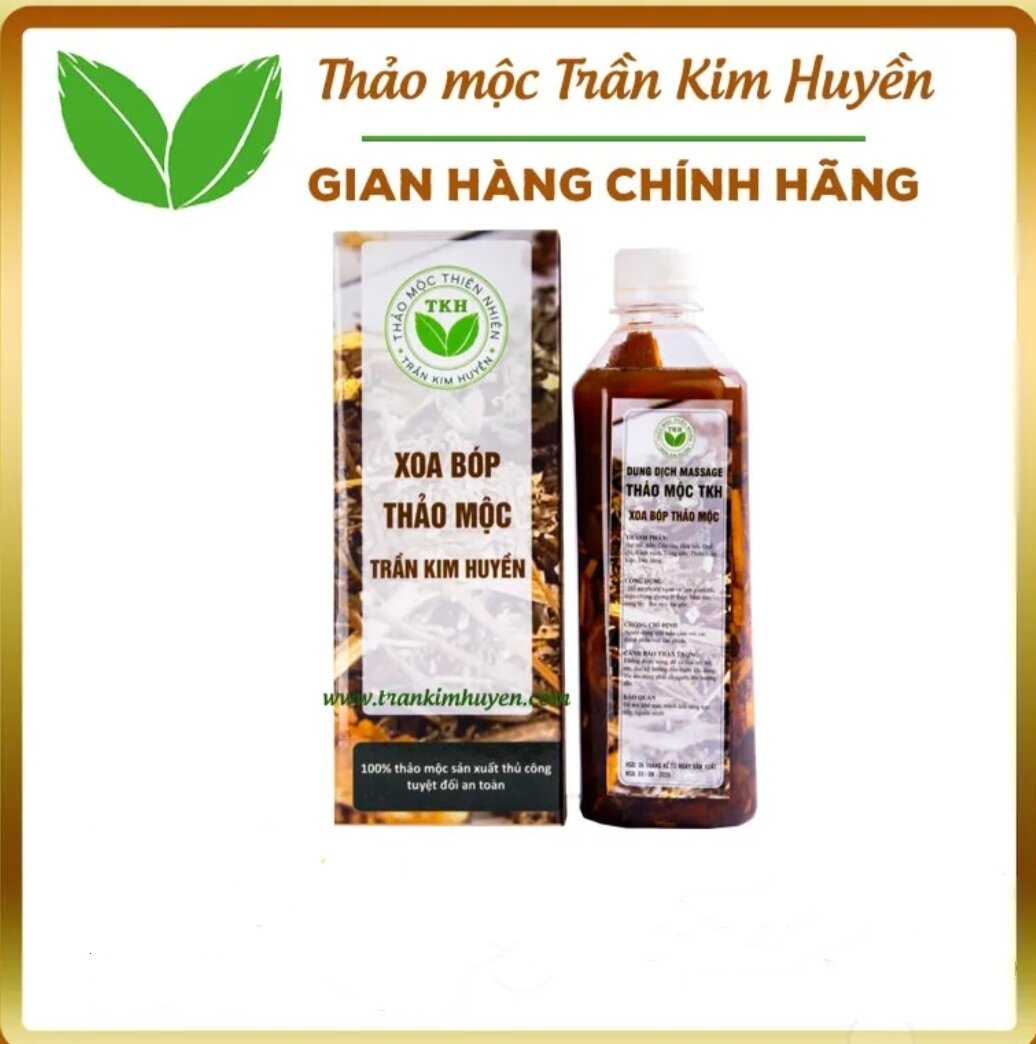 Thảo mộc rượu xương khớp xoa bóp tê bì chân tay trần kim huyền