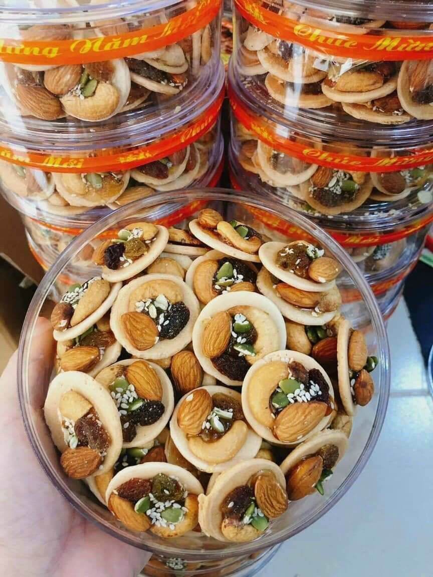 Bánh đồng tiền mix vị 350g