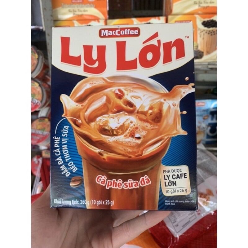 Cà phê sữa ly lớn - hộp 10 gói - giá siêu rẻ