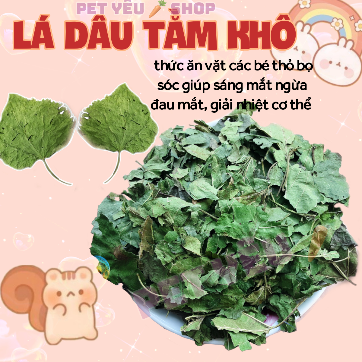 Cỏ dâu tằm 🐻FREESHIP🐻 thức ăn thỏ bọ chuột lang chinchilla