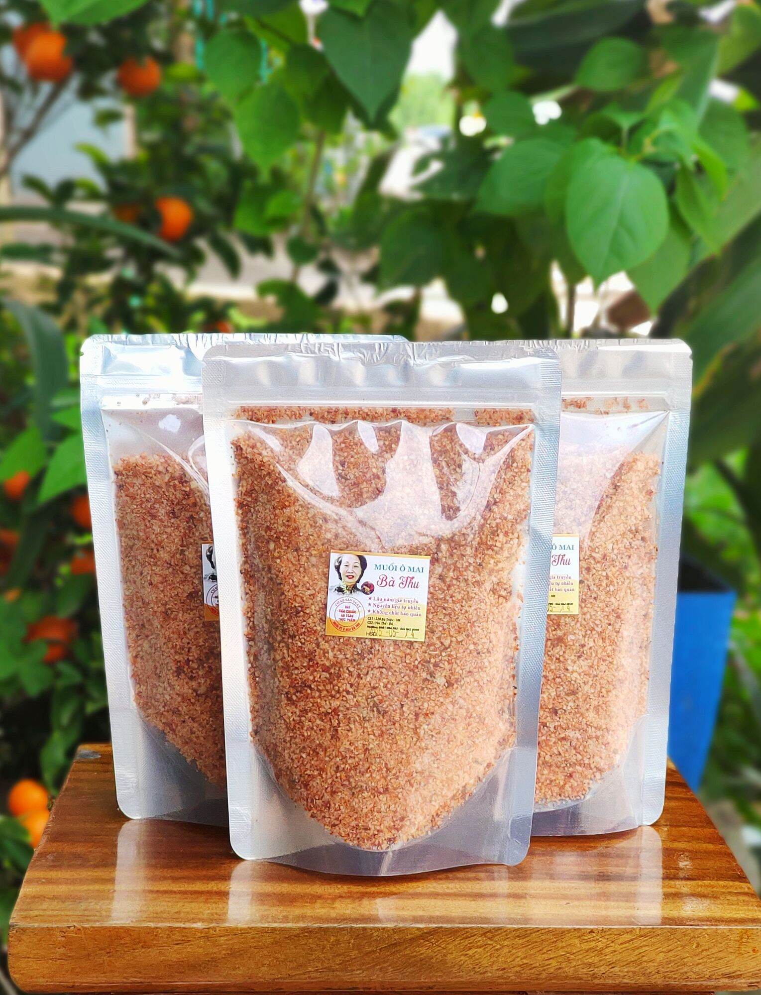 Muối ô mai bà thu - túi zip 500g