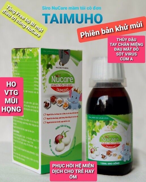 Siro Nucare mầm tỏi cô đơn