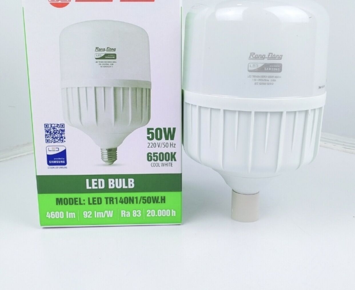 Đèn LED BULB TRỤ 50W Rạng Đông