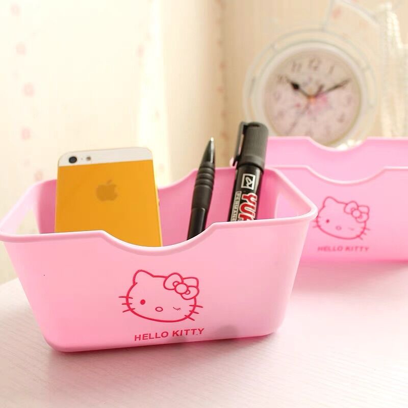 Hộp nhựa mini đựng phụ kiện Hello Kitty - Doremon Doraemon