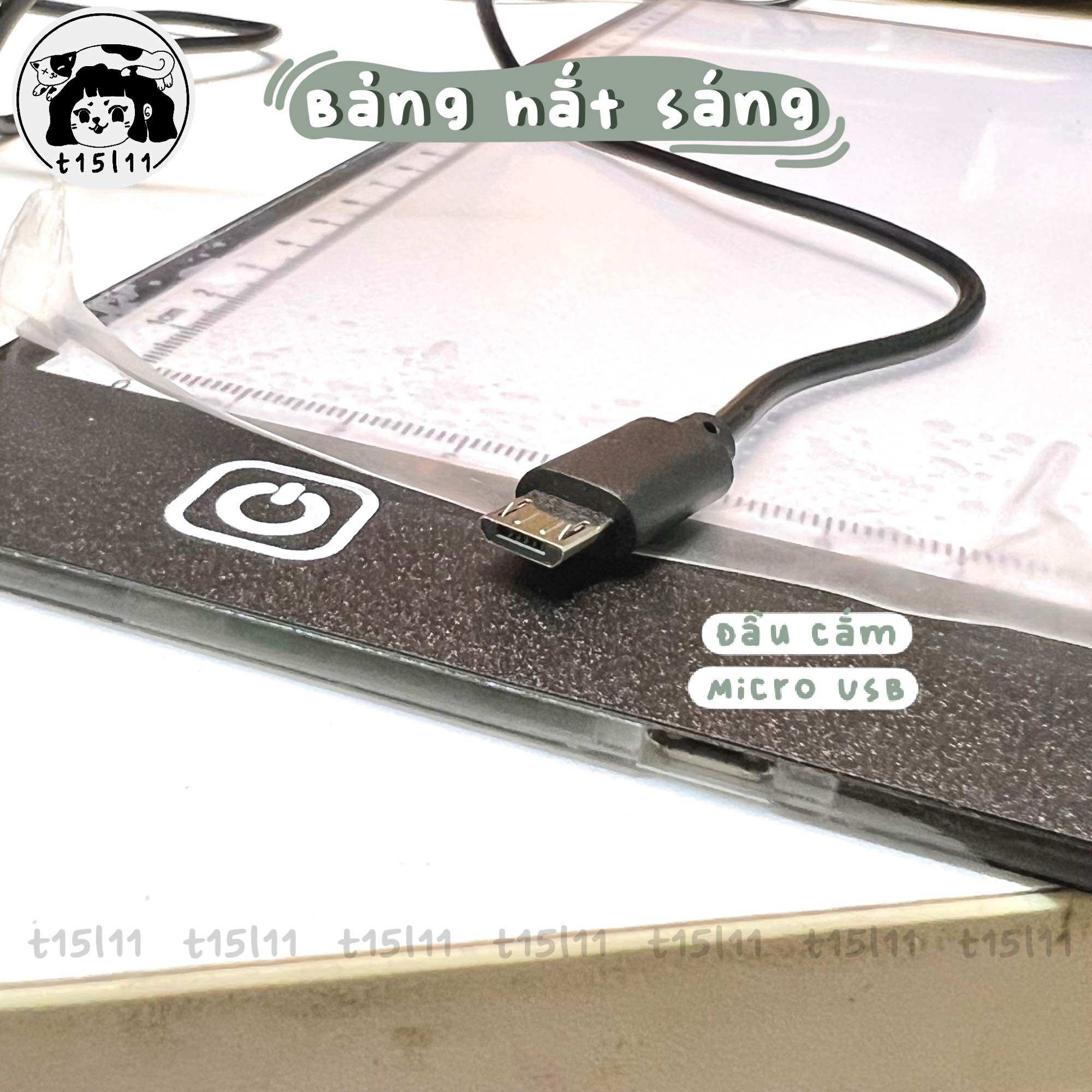 [t15l11] Bảng hắt sáng 3 cấp độ A5/A4