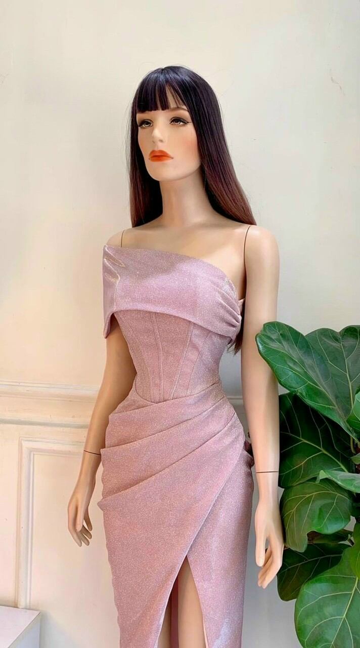 ĐẦM BODY ÁNH KIM LỆCH VAI