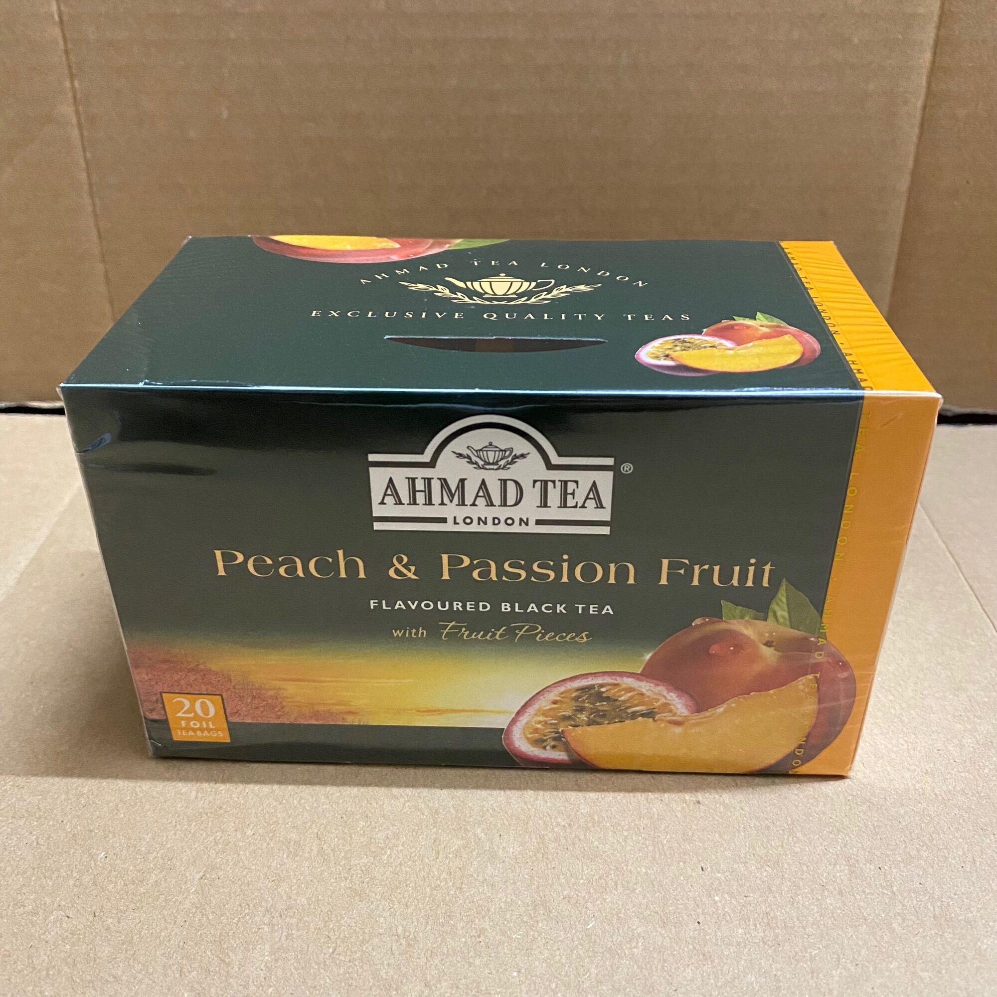 [20 Túi x2g]Hộp Trà Ahmad Peach & Passion Fruit