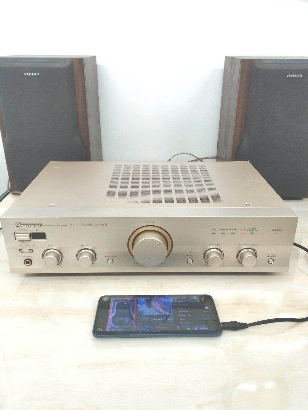 Ampli Pioneer model A-D1, hàng si Nhật