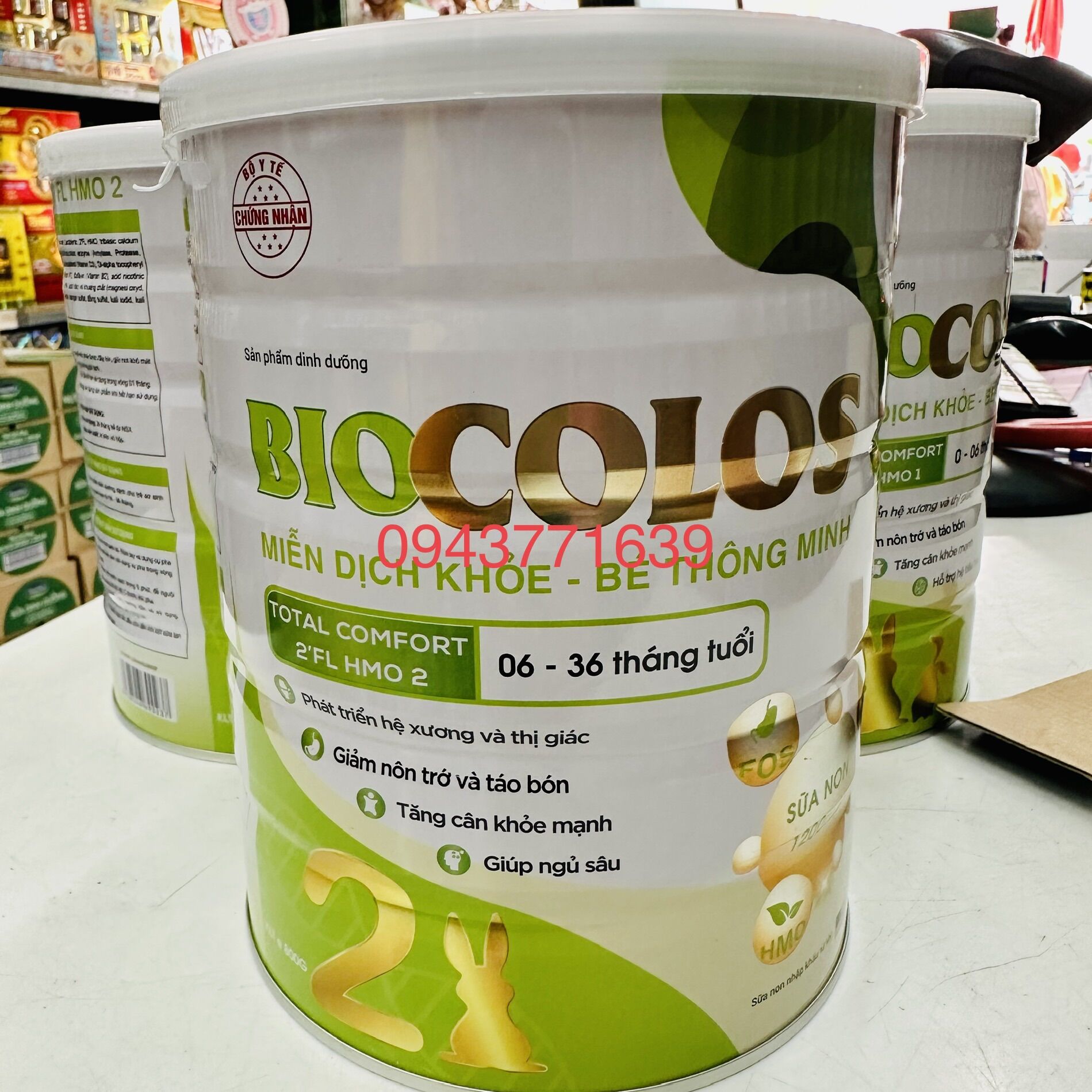 [Chính hãng] Sữa BIOCOLOS TOTAL COMFORT 2 800g (6-36 tháng )