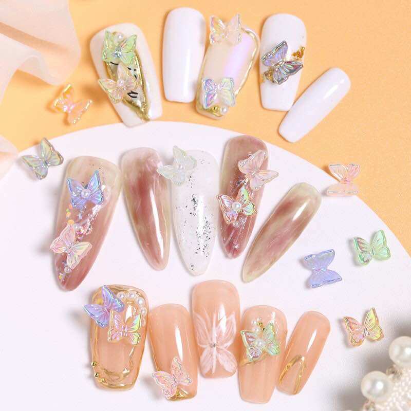 CHARM BƯỚM GẮN NAIL ( SET 10 CÁI )