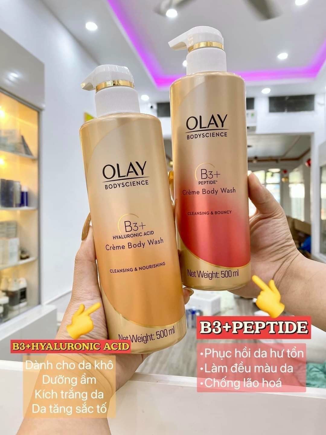 Sữa tắm Olay b3 chính hãng