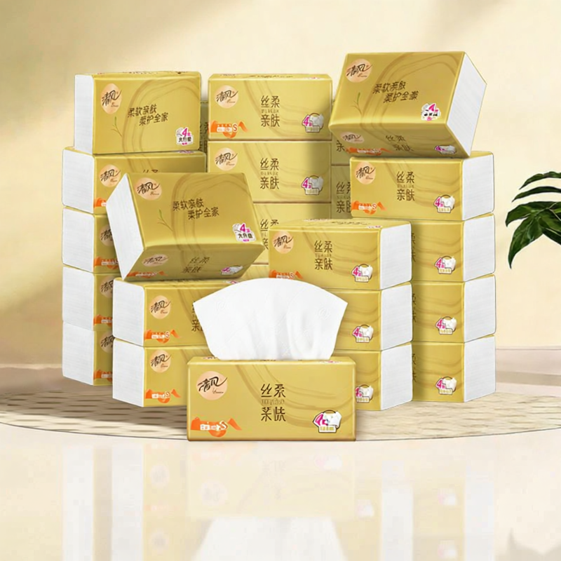 Silk Soft Golden Pack Facial Tissues 80pcs x 24packs