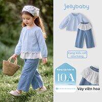 Jelly Baby | Bộ Đồ Hè Thời Trang Cho Bé Gái Áo Măng Sô Quần