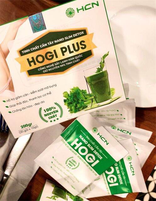 [HCM]Tinh chất cần tây Nano Slim Detox Hogi Plus