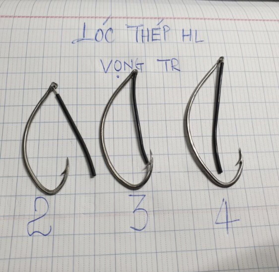 Lưỡi câu cá lóc THÉP HL-VỌNG TR