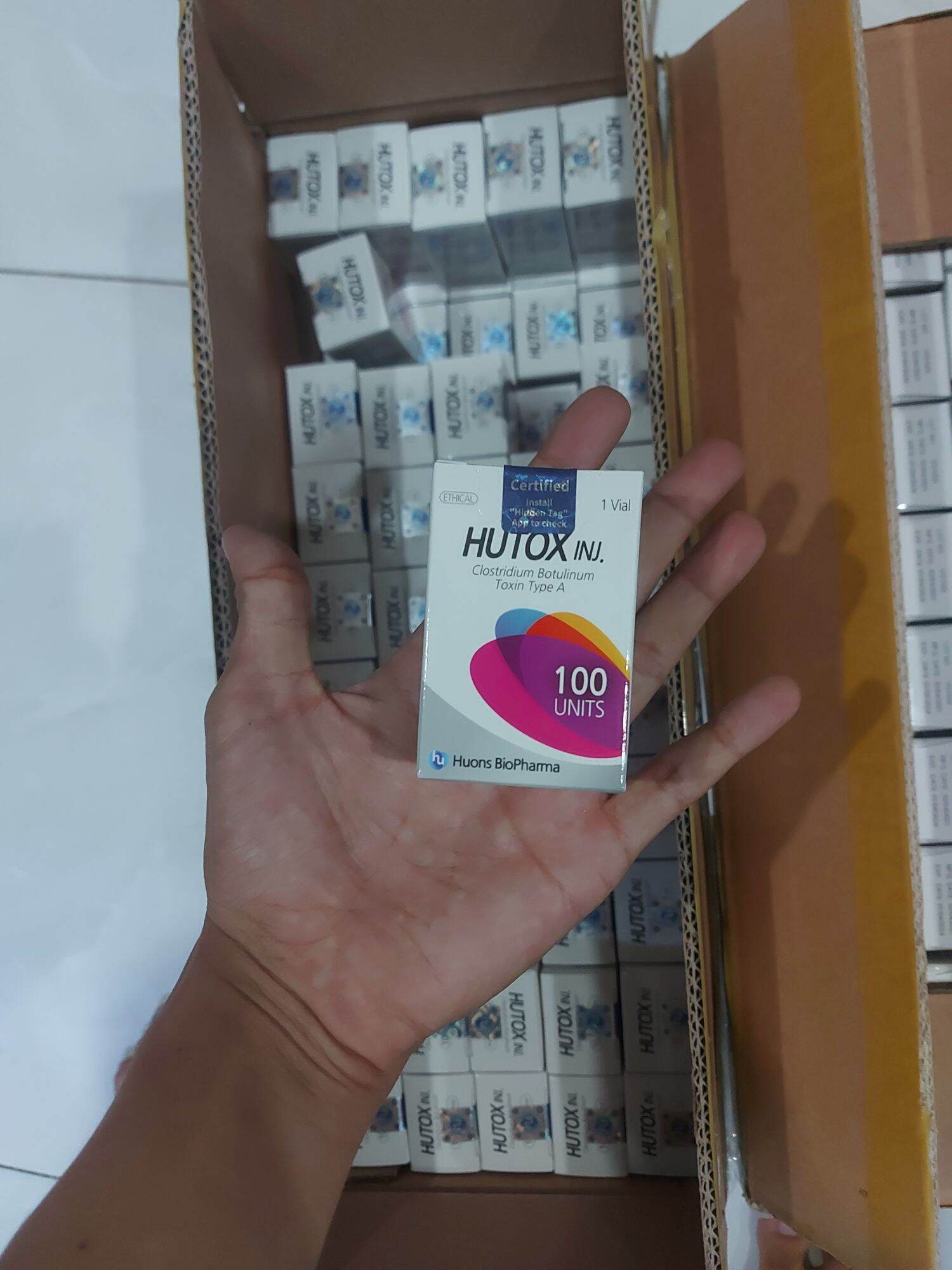 Botox hutox 100 units gọn hàm