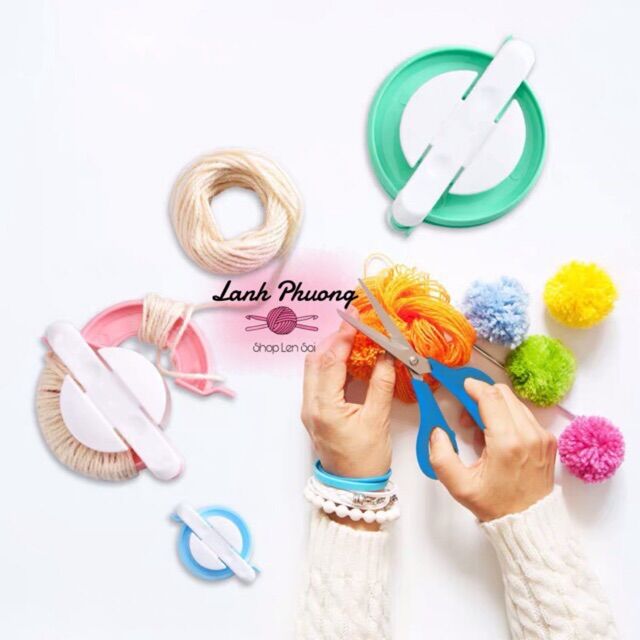 Pompom Kinitting Loom Round Cotton Ball Making Tool