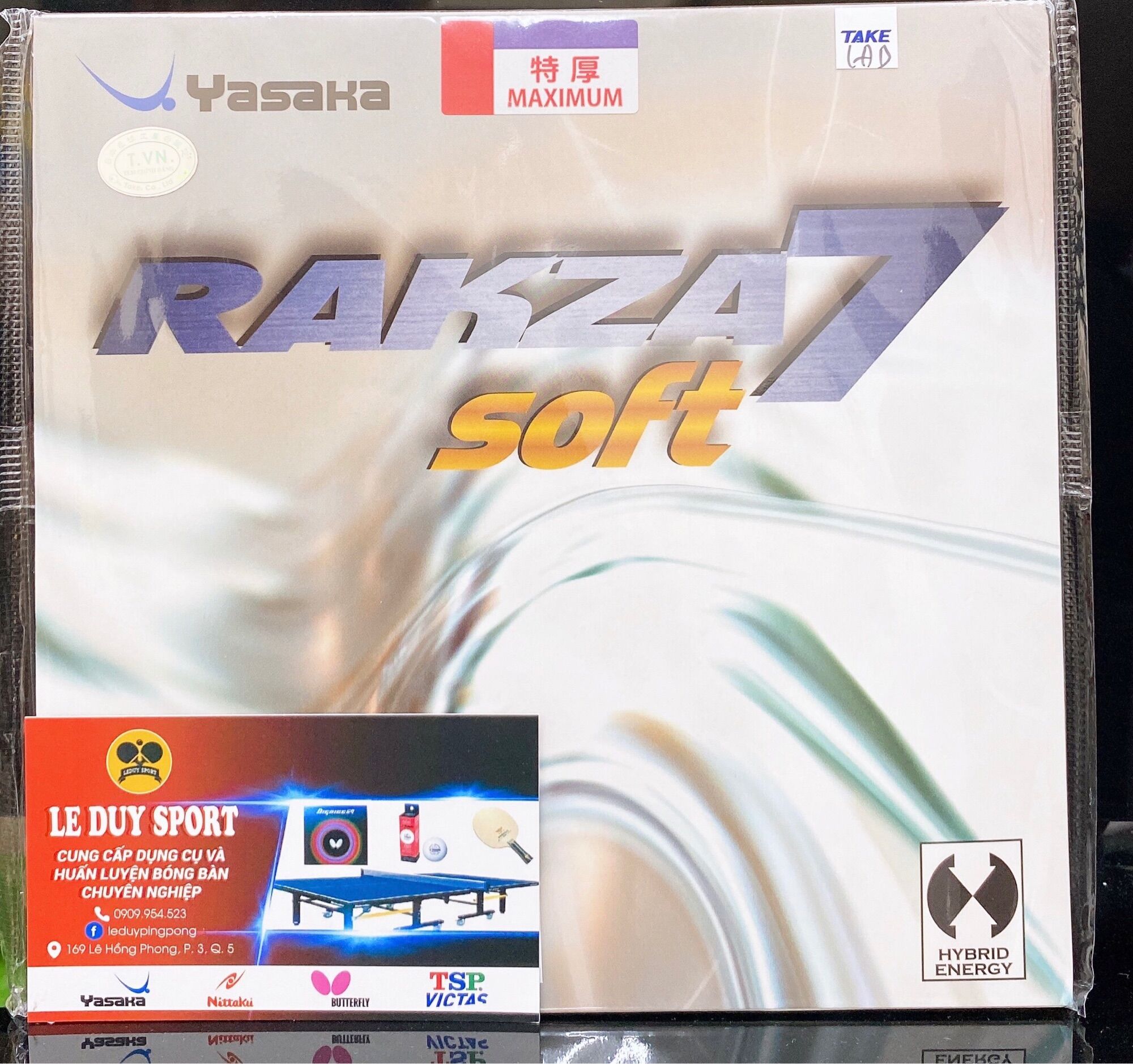 [HCM] Mặt vợt bóng bàn Yasaka Rakza 7 SOFT