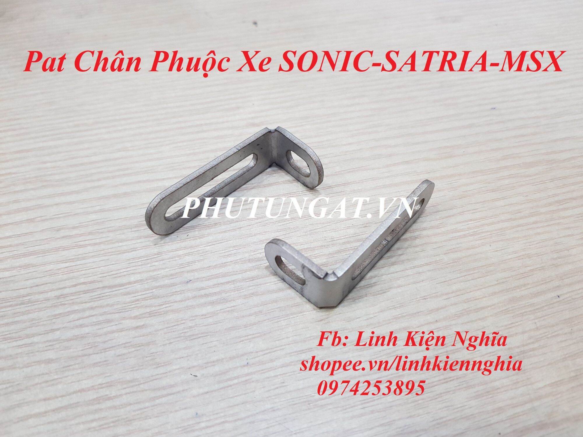 Pat chân phuộc Sonic Satria lắp chân phuộc lắp bi mini ( 1 cặp)