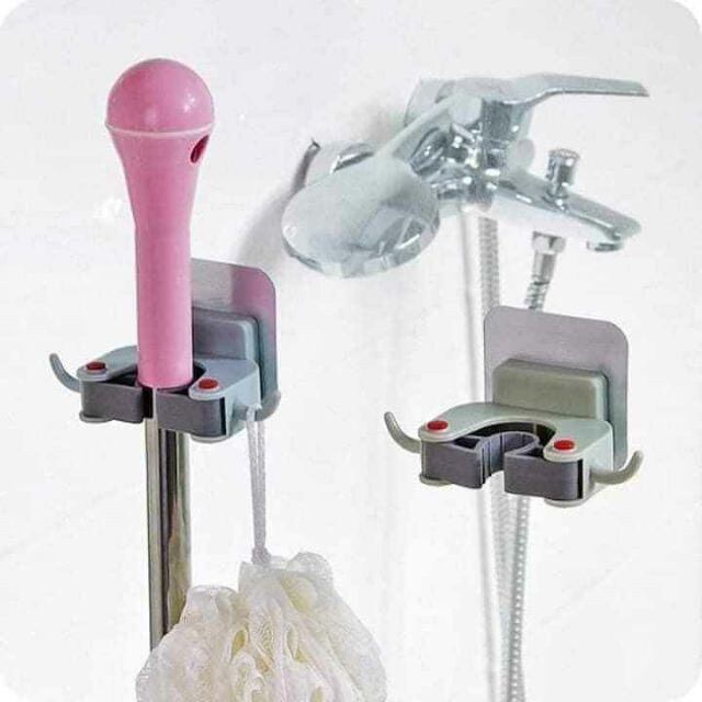 Kẹp chổi dán tường tiện dụng chắc chắn