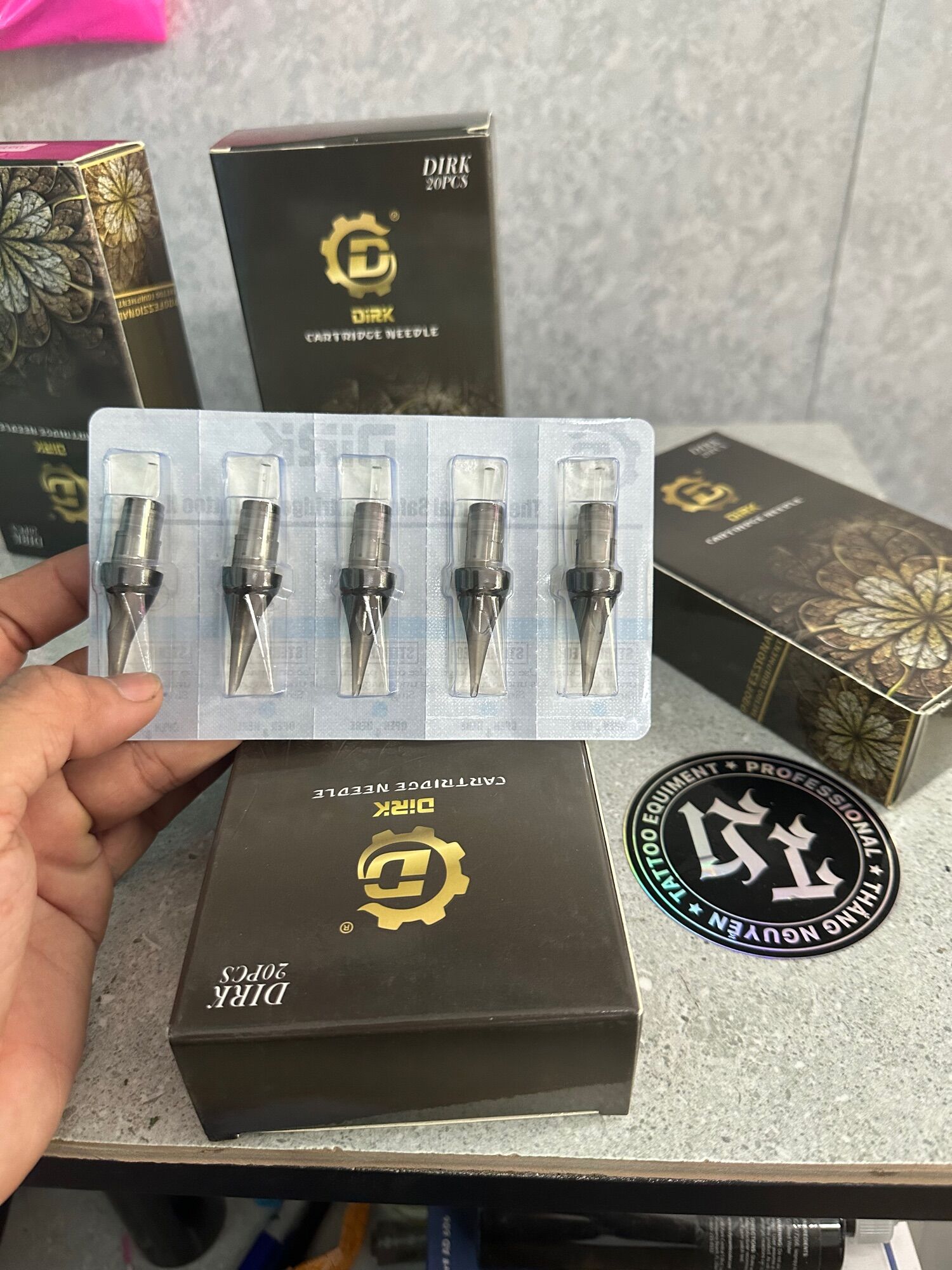Kim đầu đạn drik vỉ 5 cây 1rl.3rl.5rl.7rl.9rl.11rl.13rlsử dụng cho các dòng máy pen