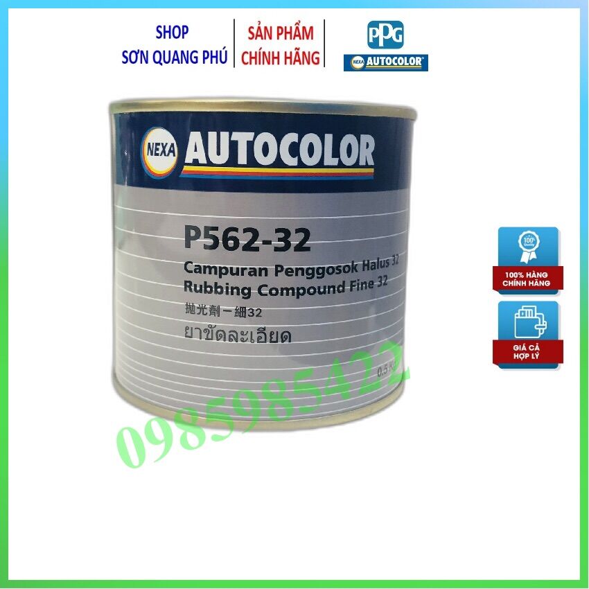 Bát phá Autocolor 500g bước 1 P562-32 Bát bóng Autocolor bước 2 P971 - 1200 đánh bóng, xoá vết xước SONQUANGPHU422