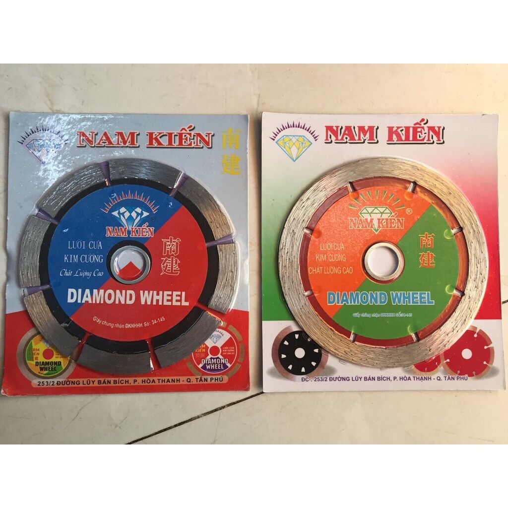 [HCM]Lưỡi cắt gạch nam kiến 100mm 105mm lưỡi khô lưỡi ướt ( 1 tấc) luoi cat gach da nanglưỡi cắt đá hoa cươngluoi cat da hoa cuonglưỡi cắt gạch đálưỡi cắt bê tôngbe tonglưỡi cắt đá graphiteluoi cat gach daluoi cat tuong