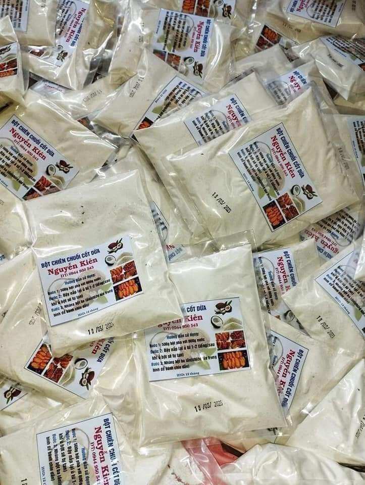 10kg bột chiên chuối cốt dừa