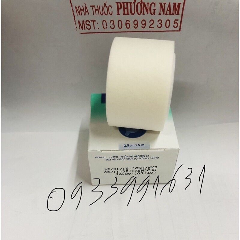 Băng keo giấy y tế urgopore 2,5*5