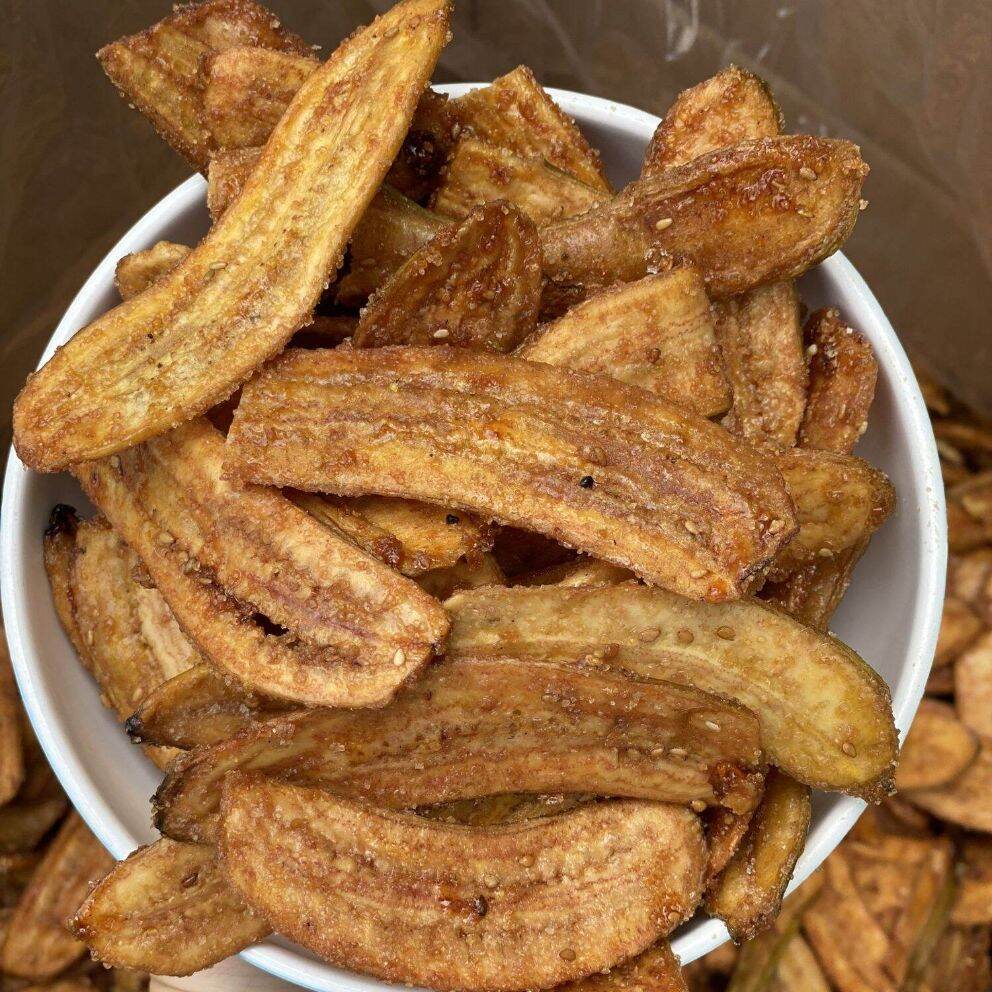 Chuối sấy mè gừng loại ngon 500g