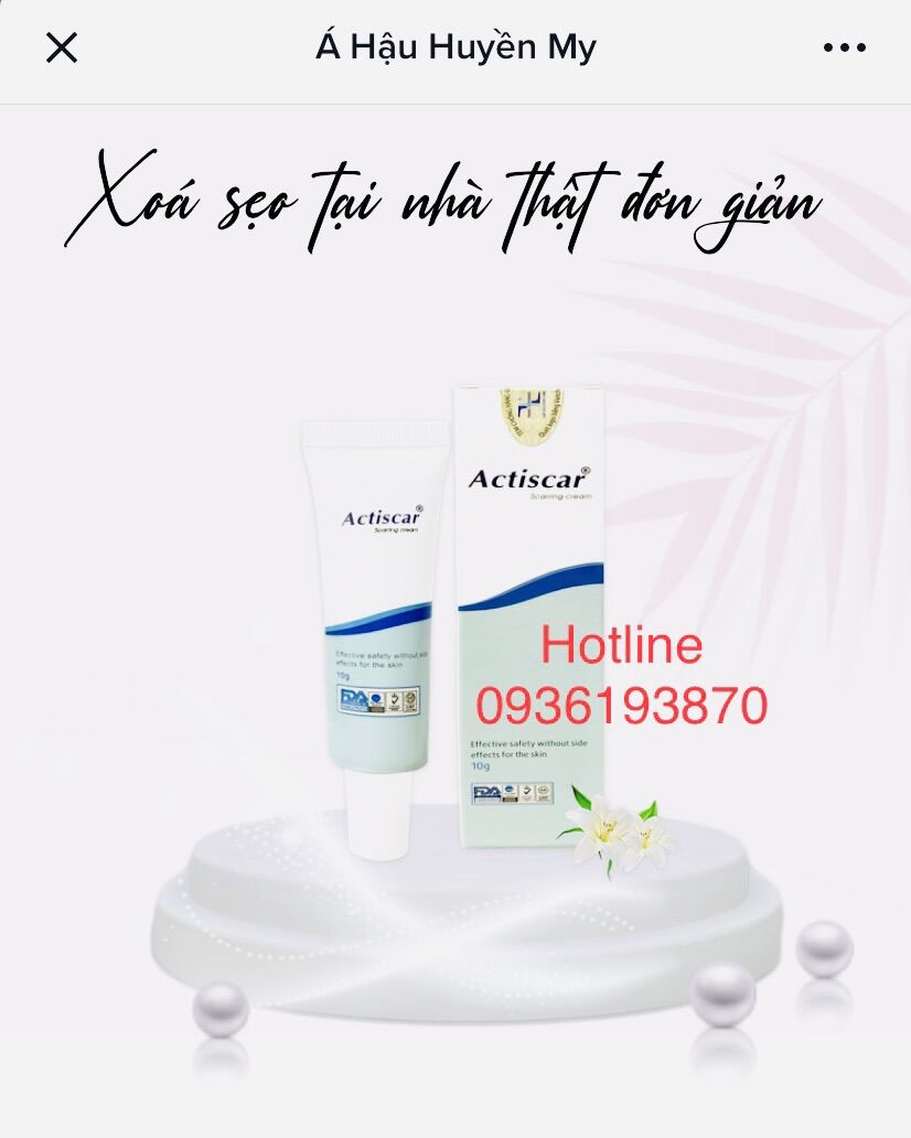 ACTISCAR - Kem Bôi mờ sẹo