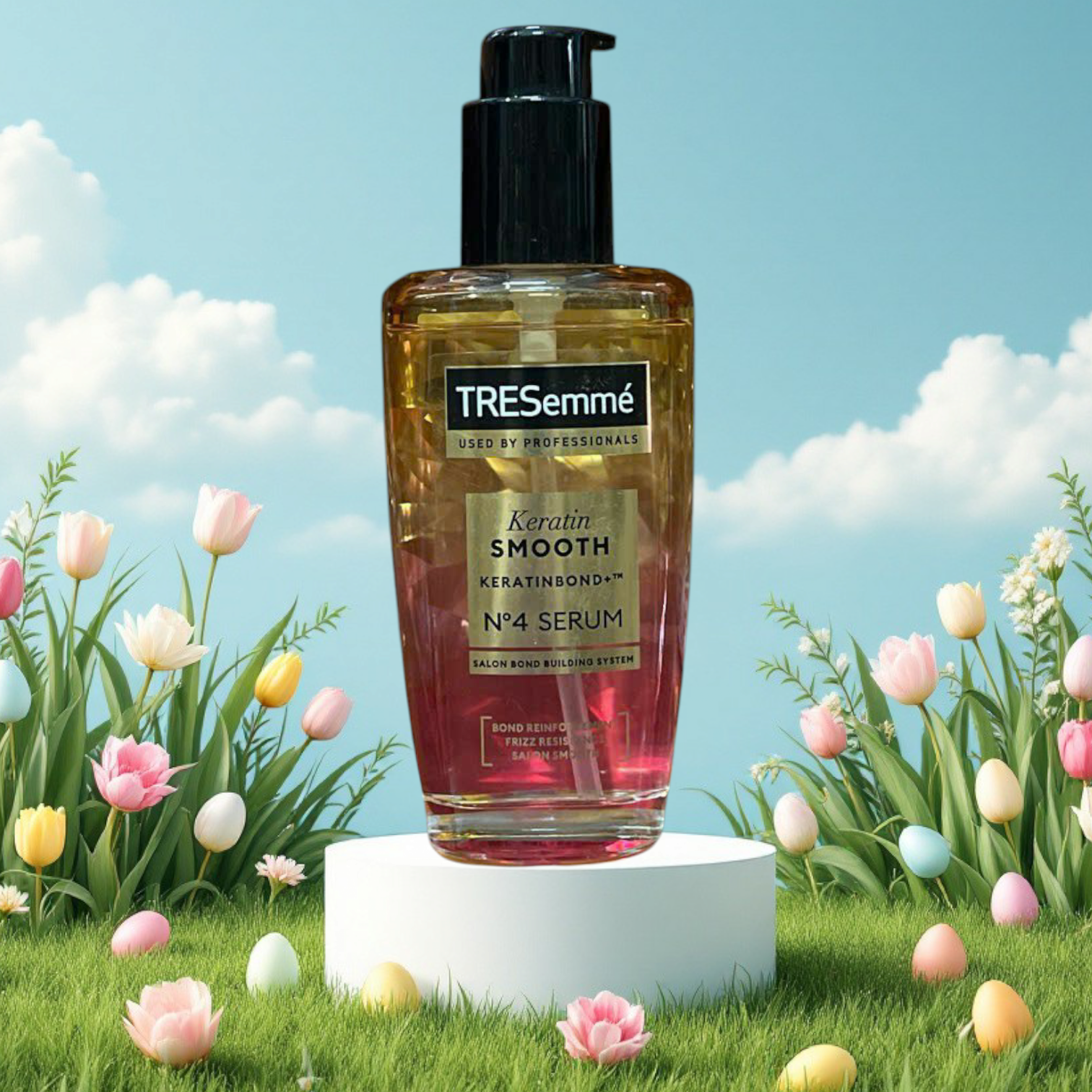  Serum dưỡng mượt tóc Tresemme keratin smooth 100ml giúp tóc mượt khỏe chuẩn salon 