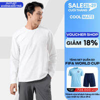 Áo thun nam dài tay Cotton Compact Premium chống nhăn Coolmate