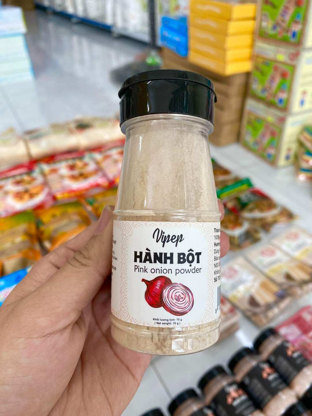 Bột gia vị Vipep - tỏi bột - hành bột - sả bột - nghệ bột