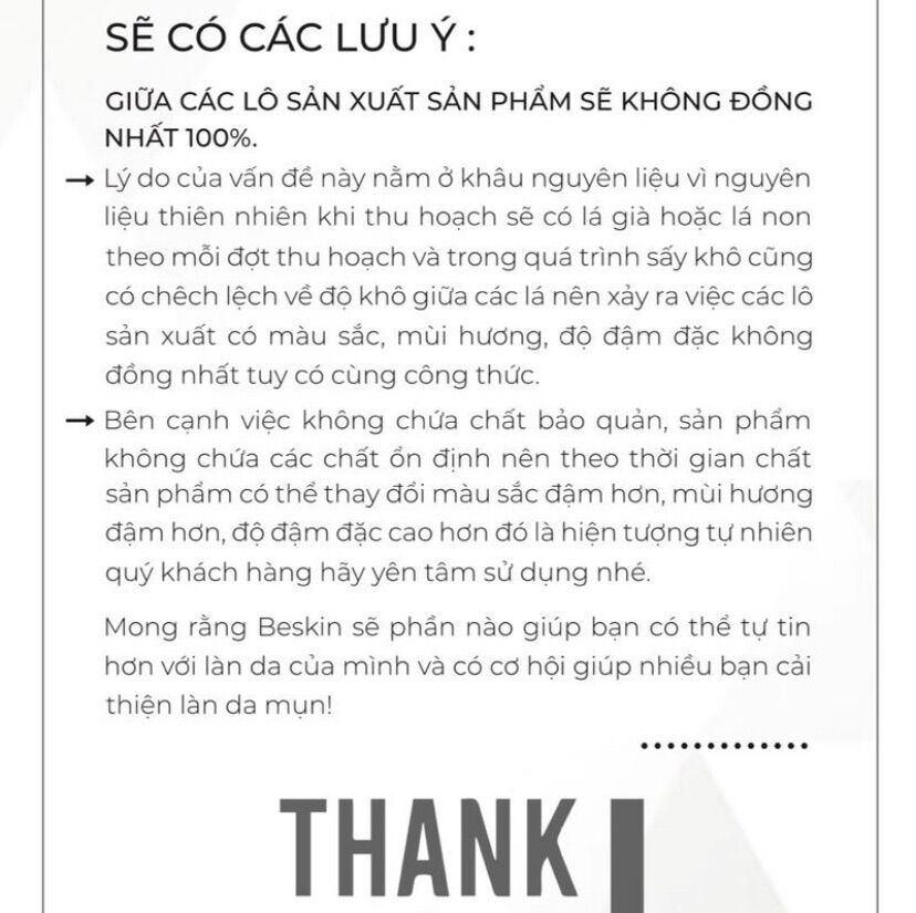 SERUM MỤN BESKIN [CHÍNH HÃNG] - (vui lòng đọc kĩ các lưu ý ở hình)