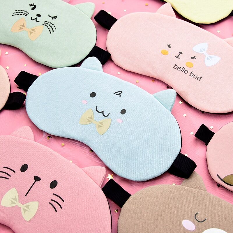 🌸BỊT MẶT NGỦ TAI MÈO CÓ GEL DỄ THƯƠNG🌸