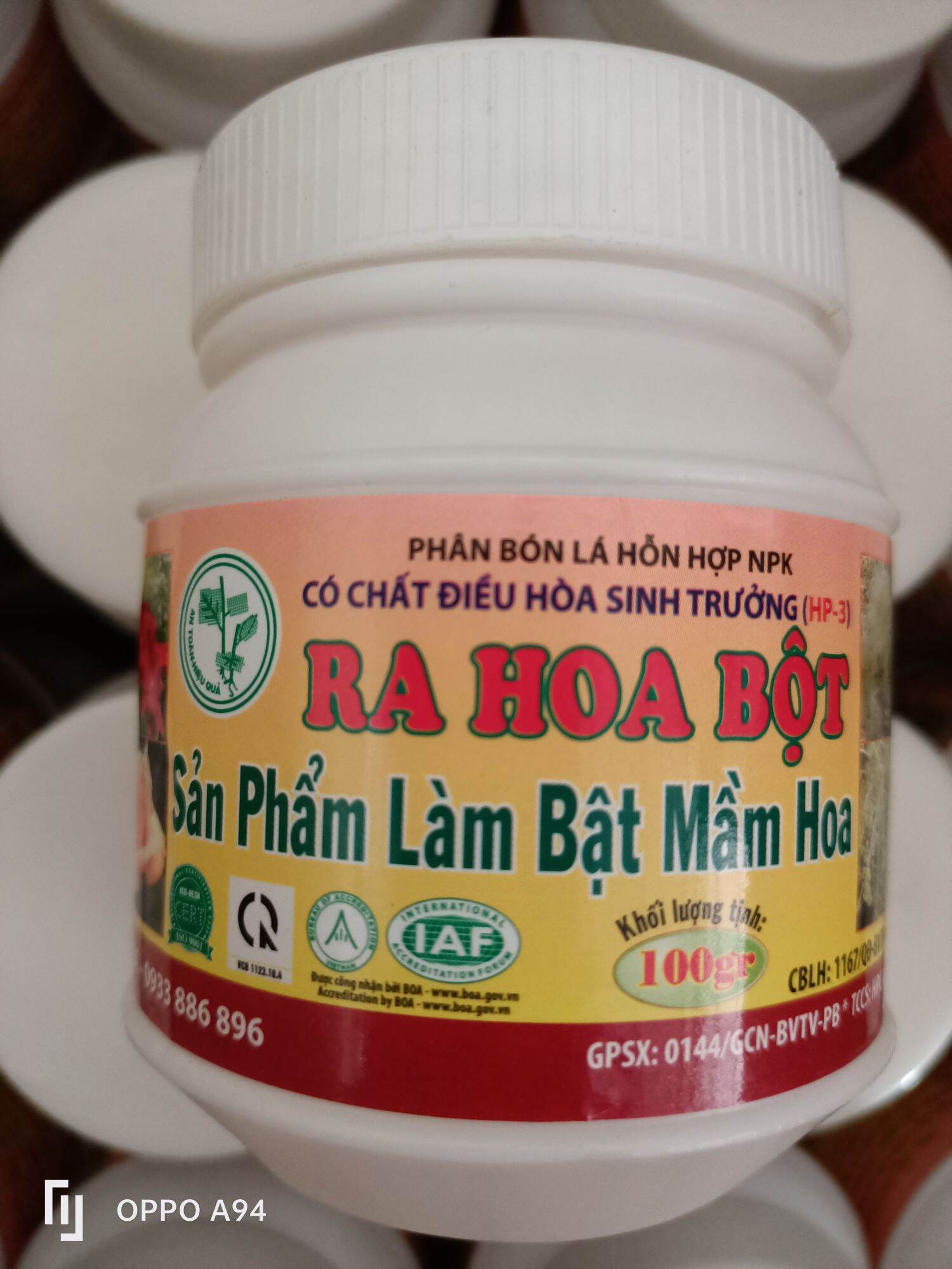 Phân bón lá RA HOA BỘT