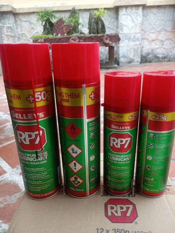 Hcm]chai xịt rp7 chống rỉ và bôi trơn rp7 cao cấp -175g và 350g.