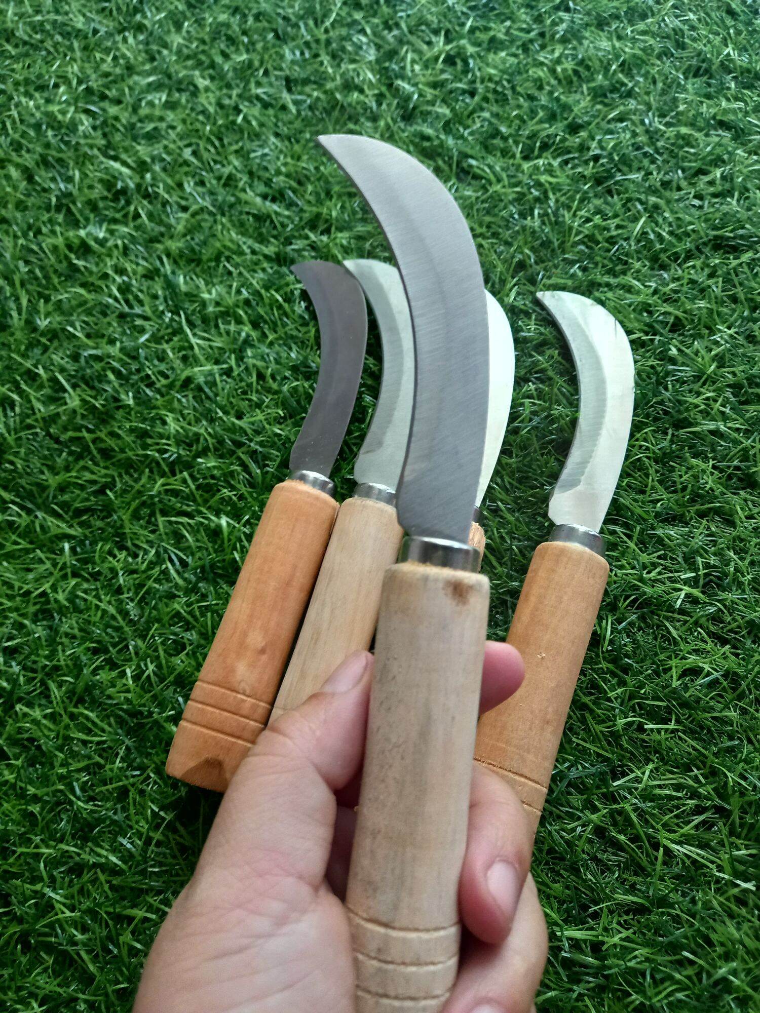 Dao cắt chuối cán cây