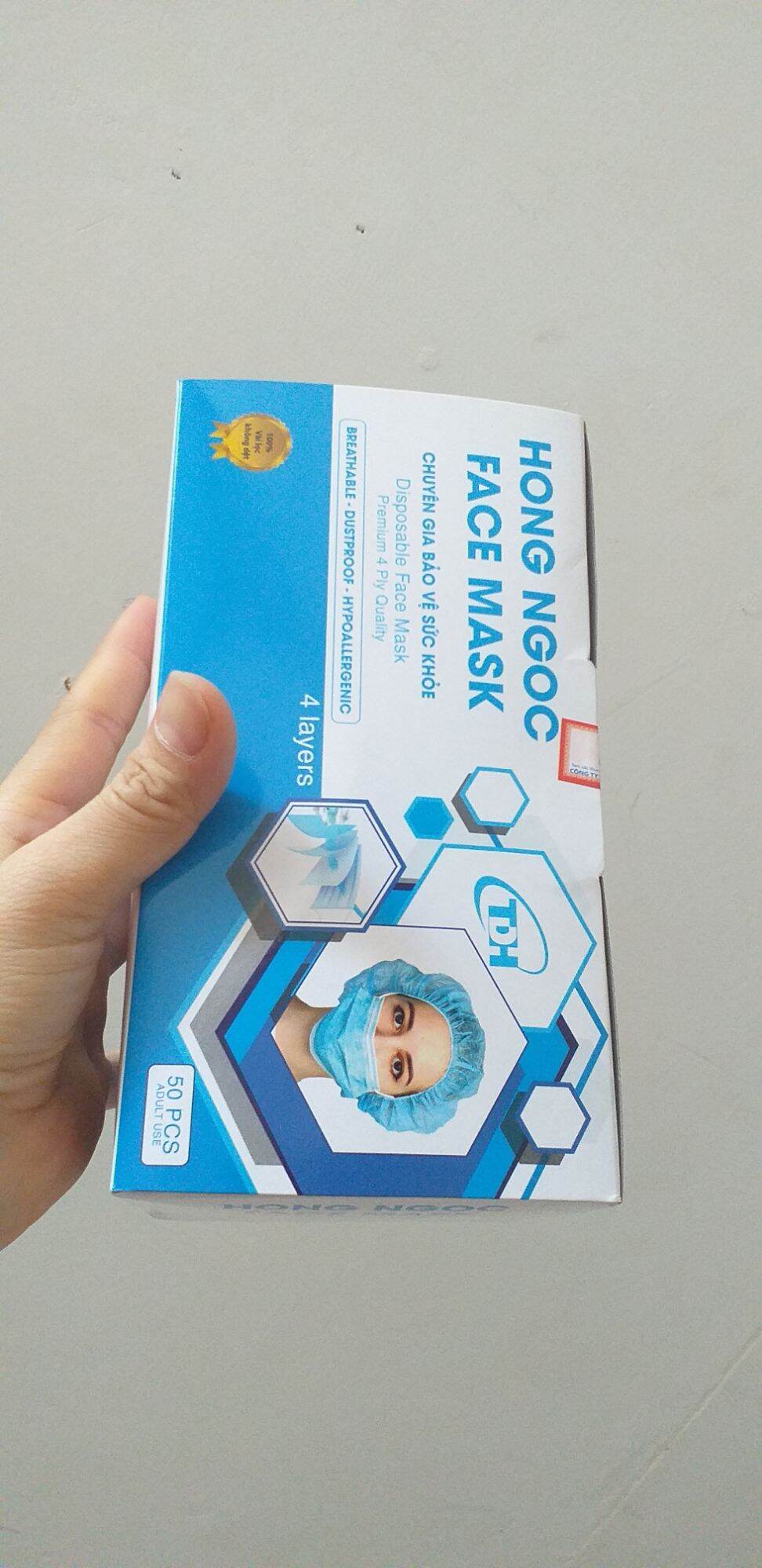 Com bo 4 hộp  Khẩu Trang