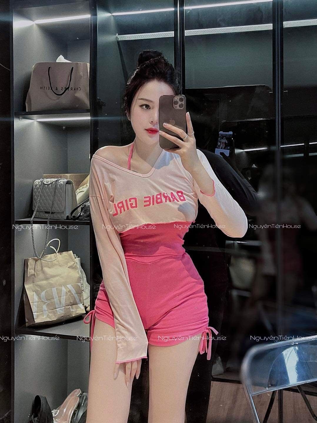 Sét 3 món barbie girl sẵn hàng 2 màu hn03